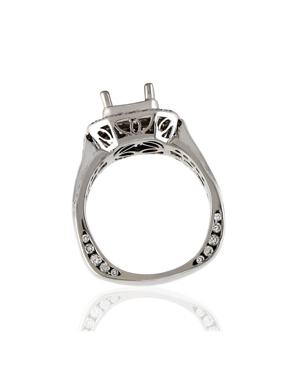 Simon G. Diamond Engagement Ring Mounting in Gold