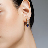 Medley Sapphire and Diamond Earrings