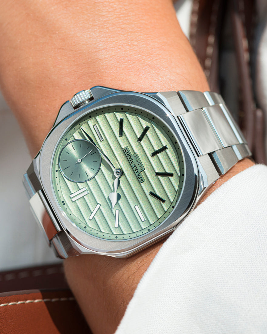 Ripples Metallic Green