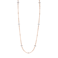 17 Carat Fancy Shapes Diamonds By the Yard Necklace