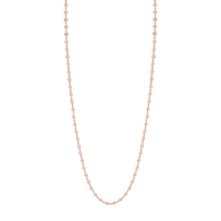 7 Carat Yellow Gold Round Brilliant Diamonds By the Yard Necklace