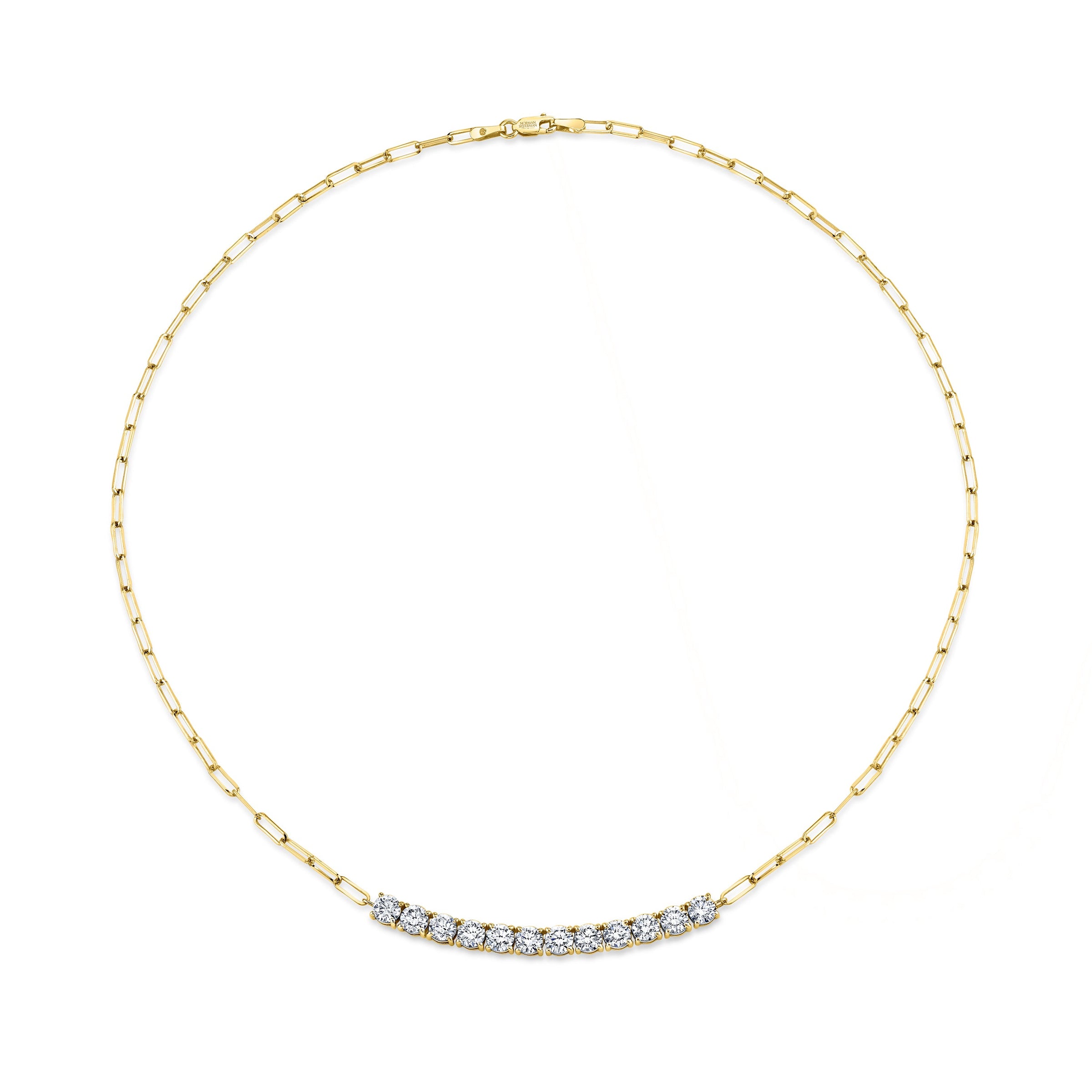 Floating Diamond Necklace