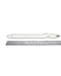 2 Strand Akoya Pearl Necklace with White Gold Clasp