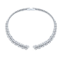 Fancy Shape Open Front Diamond Choker