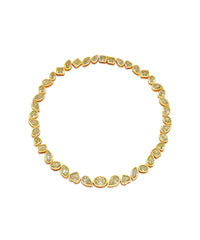 Fancy Yellow Mixed Shape Bezel Set Diamond Choker