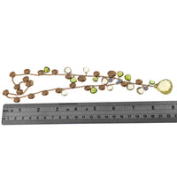 Marco Bicego Prasiolite and Peridot Lariat Necklace in Gold