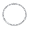 Fancy Shape Diamond Double Row Necklace