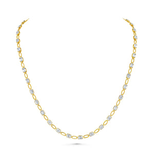 Emerald Cut Diamonds By The Yard Necklace - 20.5"