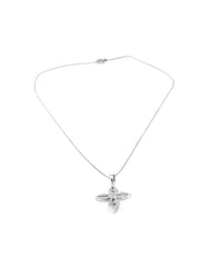 Stephen Webster Thorn Pave Diamond Cross Necklace in Gold