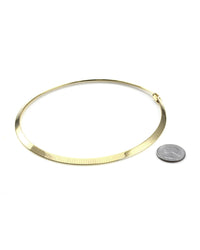 Omega Necklace in Gold