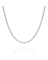 Norman Covan Diamond Inline Necklace in Gold
