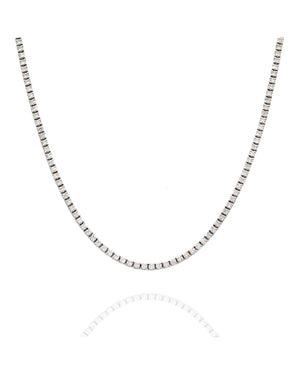 Norman Covan Diamond Inline Necklace in Gold