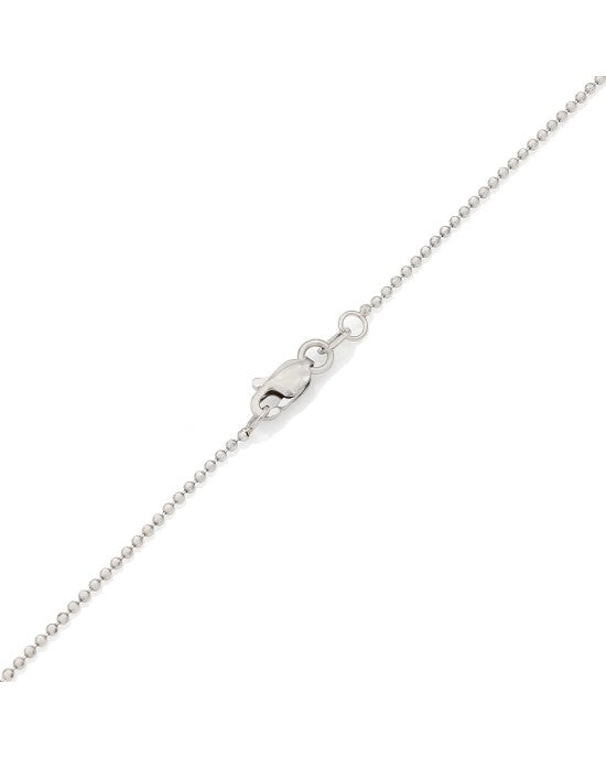 Marquise Shape Bead Station Necklace