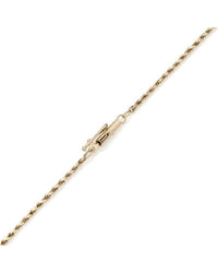 Diamond Drop on Rope Chain Necklace
