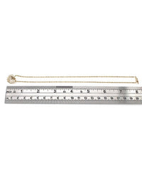 Diamond Drop on Rope Chain Necklace