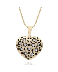 Reversible Heart with Cut Out Diamond Accents
