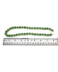 Siberian Nephrite Jade Bead Necklace