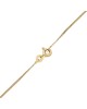Sapphire and Diamond Halo Drop on Curb Link Chain