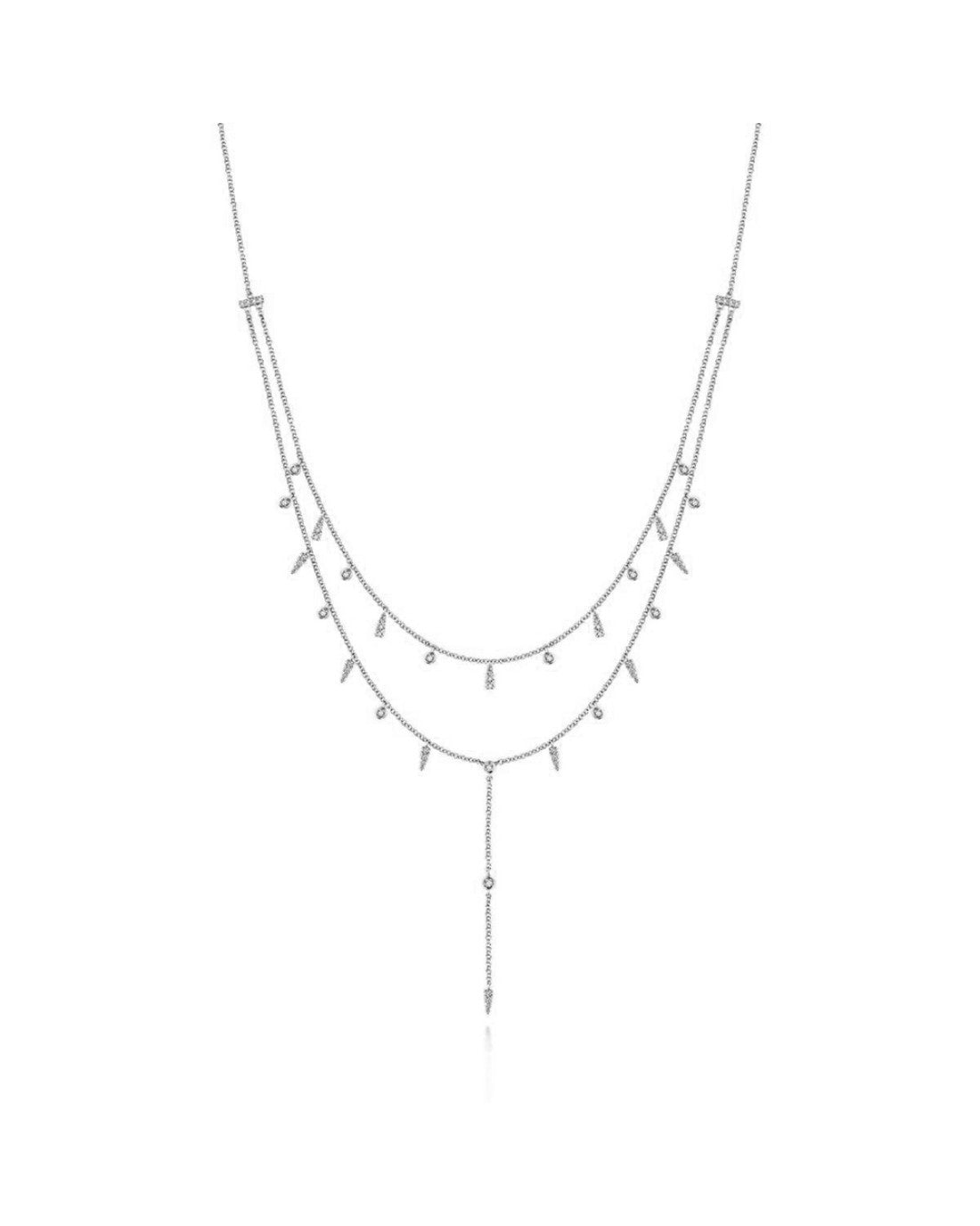 Gabriel & Co. Kaslique Diamond Y Necklace