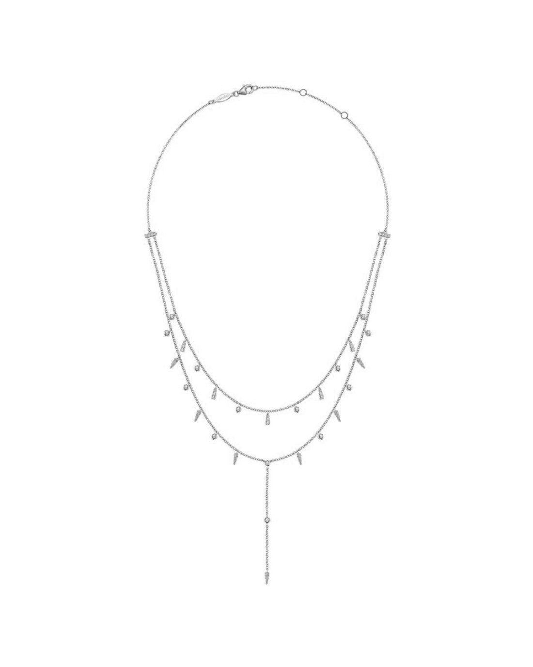 Gabriel & Co. Kaslique Diamond Y Necklace