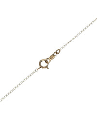 Round Diamond Drop on Cable Chain Necklace
