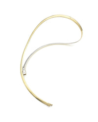 2 Toned Reversible Omega Link Necklace