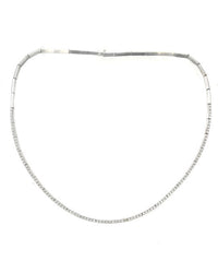 Diamond Bar Link Necklade