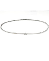 Diamond Bar Link Necklade