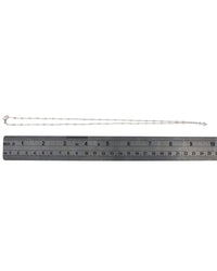 Diamond Past, Present, Future Drop on Twisted Bar Link Necklace
