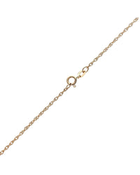 Overlapping Diamond Hearts Necklace in White and Yellow Gold