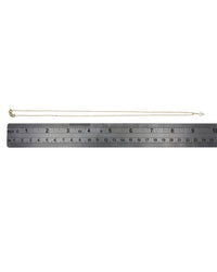 Diamond Solitaire Vertical Bar Necklace in Yellow Gold