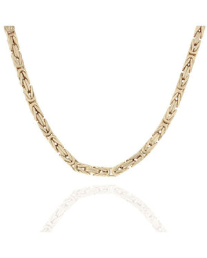 Byzantine Chain Necklace in Gold