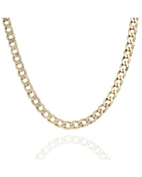 Curb Link Chain in Yellow Gold