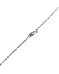 Diamond Double Halo Necklace in White Gold