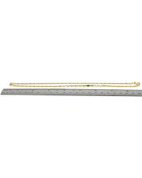 Snail Chain Necklace in Yellow Gold
