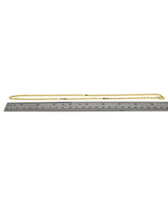 Baht Chain Necklace in 22K Gold