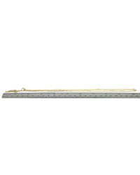 Filigree Crucifix Necklace in White and Yellow Gold