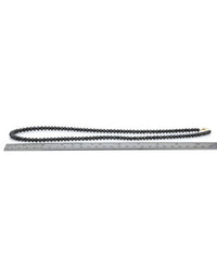 24in Black Diamond Bead Necklace
