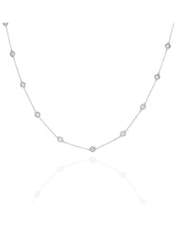 Diamonds by the Yard Necklace in White Gold
