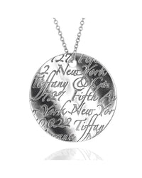 Notes Fifth Avenue Tag Necklace