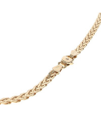 Flat Foxtail Link Chain Necklace