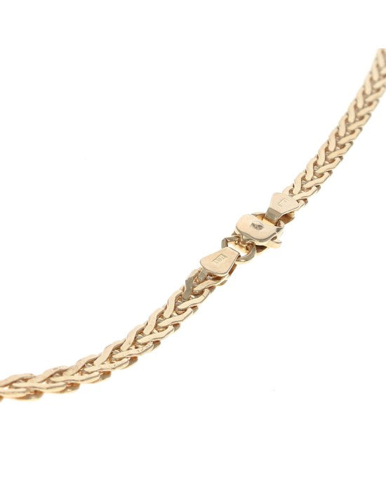 Flat Foxtail Link Chain Necklace