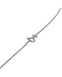 Diamond Key Pendant on Cable Chain
