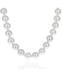 Akoya Pearl Necklace with Wasp Nest Ball Clasp