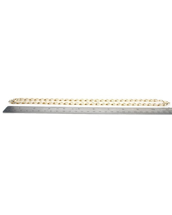 Curb Link Chain Necklace in Gold