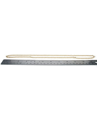 Curb Chain Necklace in Yellow Gold