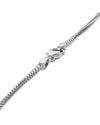 Pave Diamond Open Cut Heart Enhancer Drop Necklace in White Gold