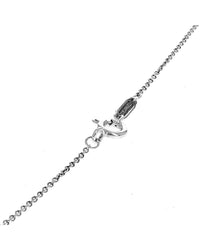Notes Heart Tag Necklace in Sterling Silver