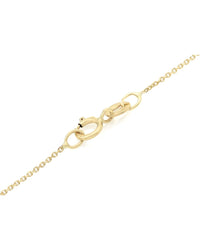Blue Sapphire Solitaire Drop Necklace