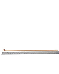 Diamond Box Slide on Box Chain Necklace in Rose Gold